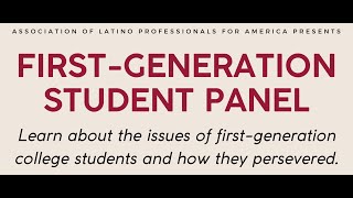ALPFA First Gen Students Discuss their Pathways