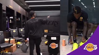 Famous Dennis Schroder checks out his new locker at Lakers practice facility! Net Worth
