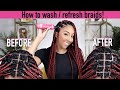 How To Wash / Refresh Braids! Scalp Care For Protective Styles | BiancaReneeToday