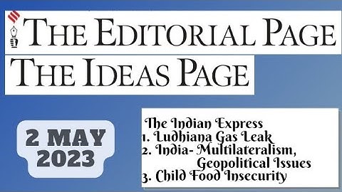 2nd May 2023 | Gargi Classes The Editorials & Idea Analysis | By R.K. Lata