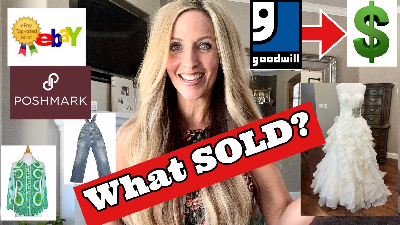 What Sold on Ebay & Poshmark? How Much Money Do I Make Gross & Profit