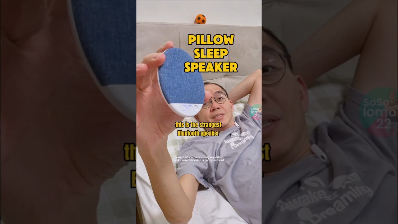 Можно слушать и скучные подкасты — Bluetooth-колонка для сна на подушке 