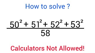 A Nice Algebra Problem | No Calculators Allowed