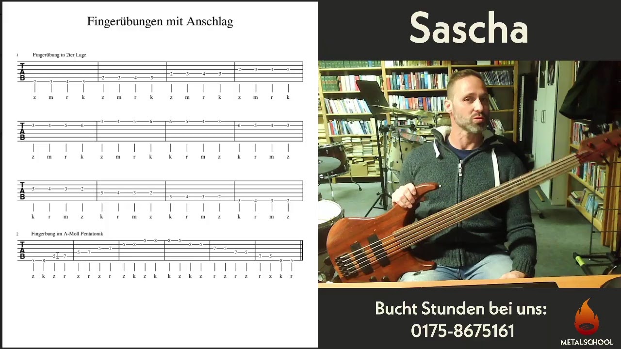 Unterricht für Bassgitarre