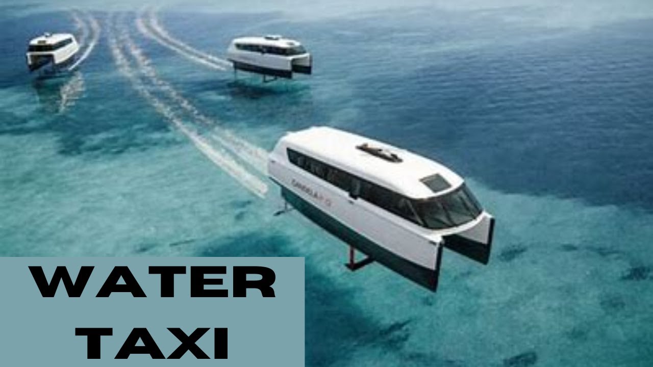 Saudi Arabia's Futuristic Water Taxis!