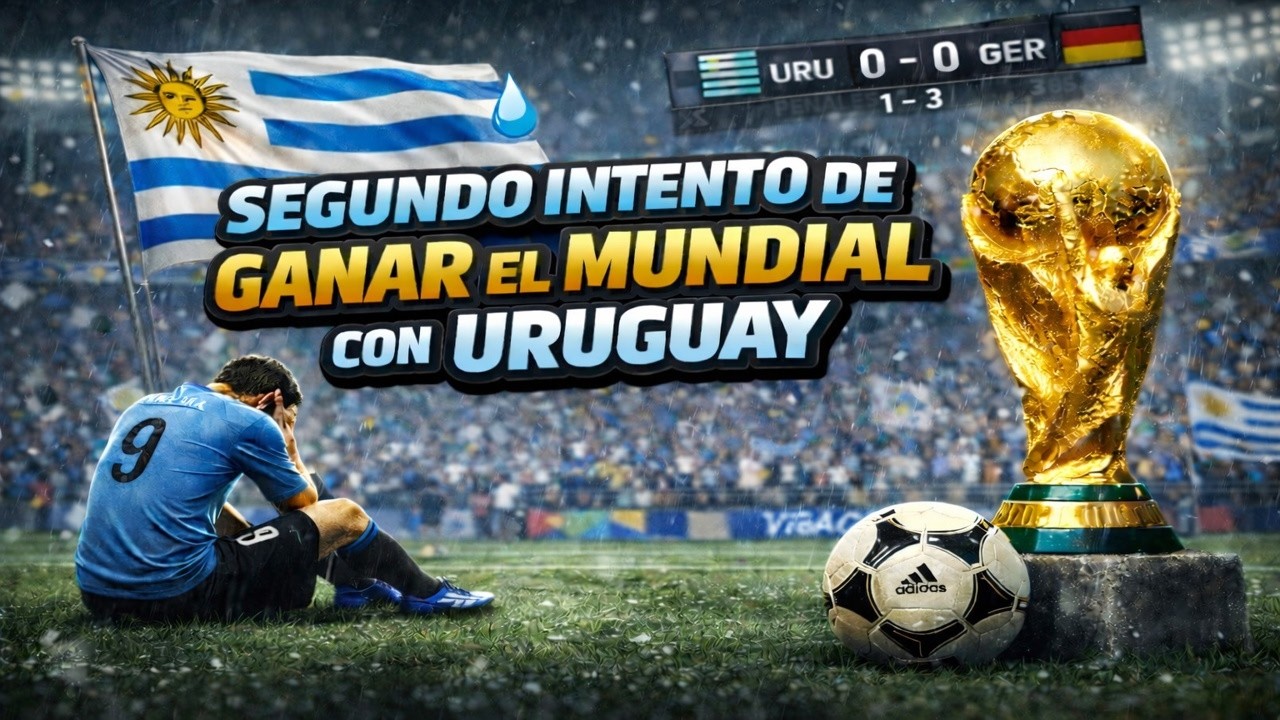 Segundo intento de ganar el mundial con Uruguay