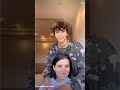 Josh Richards and Nessa Barret tiktok live (05/16/2020)