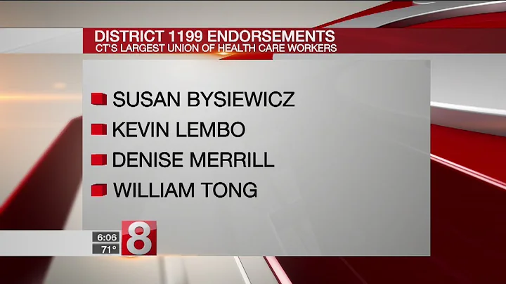 Bysiewicz, others endorsed by District 1199