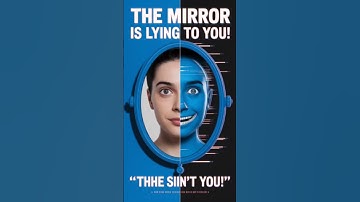 What if I told you... your mirror lies to you every single day? 👀🪞"#MindBendingFact #MirrorLies