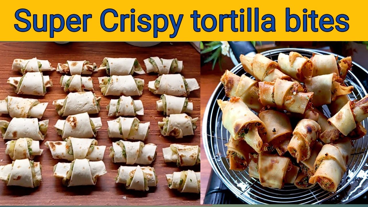 Crispy Potato Snacks | Super Crunchy Tortilla Bites  | Potato,Tortilla Snacks | Easy Potato Recipes
