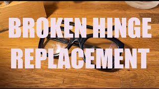 How to replace broken glasses hinges Profile