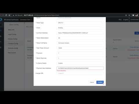 connexion dashboard demo