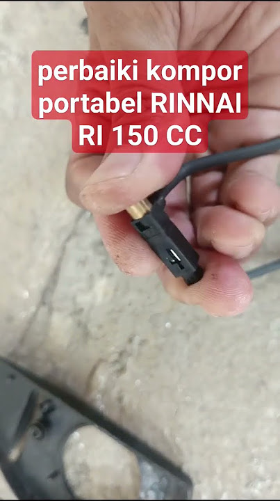 perbaiki kompor RINNAI RI150CC tidak bisa dinyalakan #youtubeshort #dodyteknik #perbaiki #viral