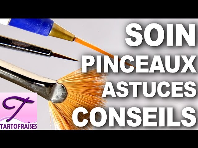 Pinceau nail art - Eventail