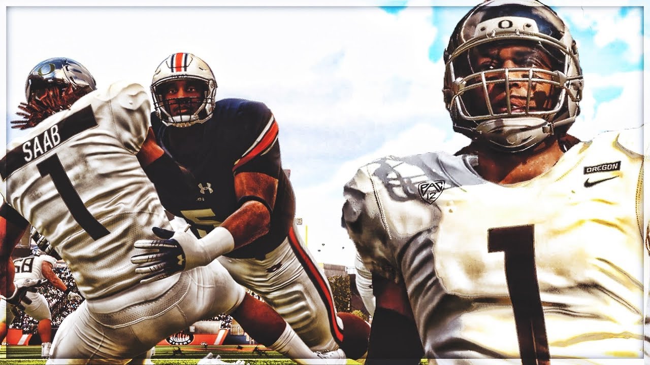 SCRAMBLER ABILITY QB - NCAA FOOTBALL 19 ROAD TO GLORY EP.1 Oregon Vs Auburn