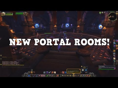 WoW BFA - How to Port to Any Expansion: 8.1.5 new portal rooms (PTR)