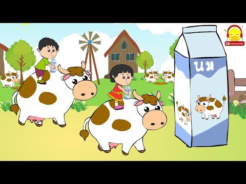 เพลงวัว มอ มอ | ดื่ม ดื่ม ดื่มนมกันเถอะ | เพลงเด็ก | indysong kids