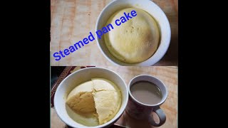 Steamed pancake #homebakingmerienda with natural blend coffee