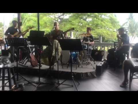Corcovado sung by Linde at Gertrude's bar with BIMA band