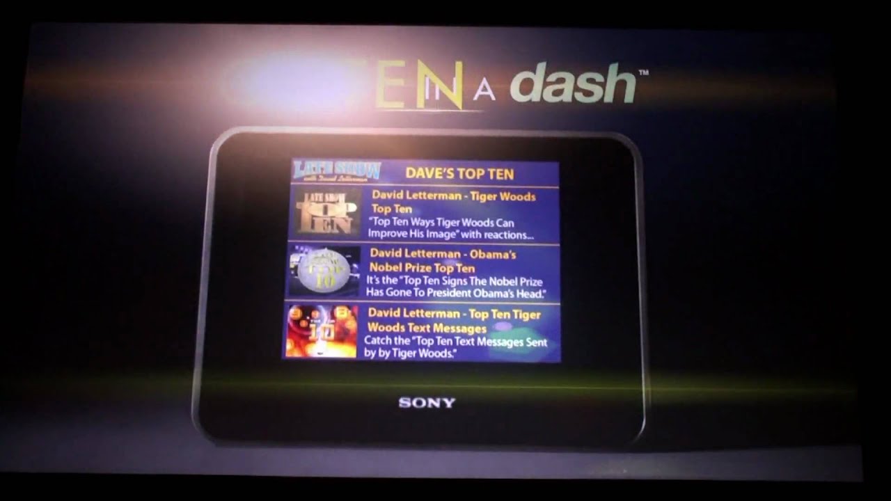 Introducing The Sony Dash YouTube