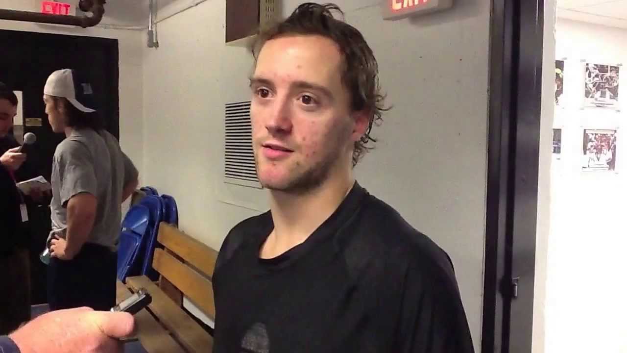Cam Brown post-game interview 10-6-13 vs. Dalhousie