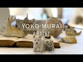 Miniature animal crossing  porcelain figure      yoko murai artist