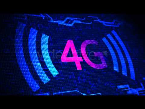 4G Network Background - YouTube