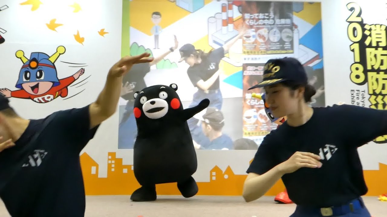 くまモン､ダンシングヒーロー♪キレッキレで踊るモン＠東京ビッグサイト
