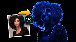 Create a Neon Glow Line Art Effect in Photoshop