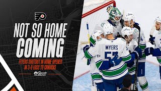 Flyers 'couldn't finish anything' in disappointing home opening loss | Flyers Postgame Live