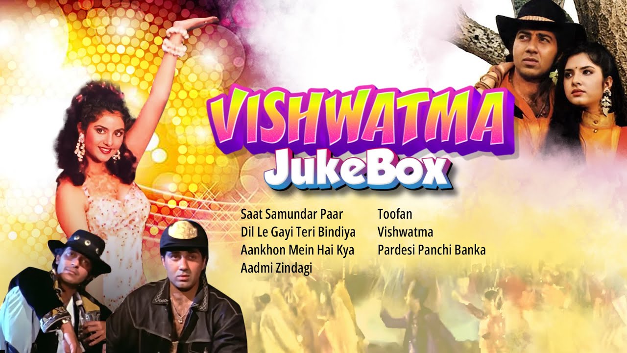 Saat Samundar Paar Main Tere Divya Bharti  Sunny Deol  Vishwatma All Songs  90s Hindi Jukebox