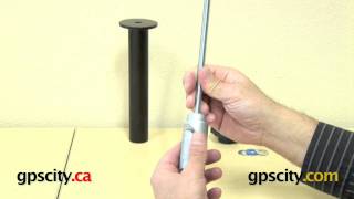 RAM Mount Tele-Pole Top Male Post Assembly Instructions (RAM-VP-TTM Series) @ gpscity.com