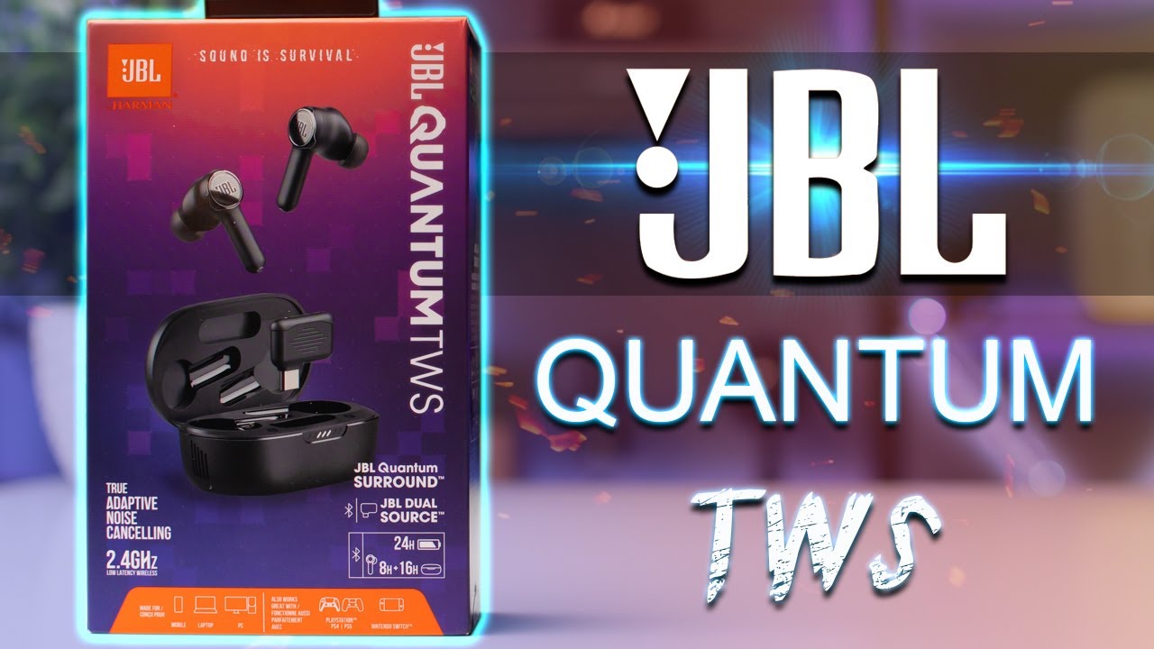 JBL Quantum True Wireless Gaming Earbuds Black