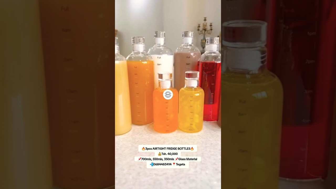 3pcs Airtight Fridge Bottles