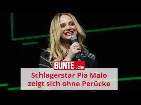 Schlager star Pia Malo reveals herself without a wig