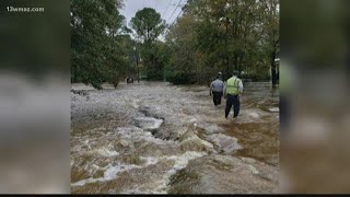 Heavy rains flood Crisp County