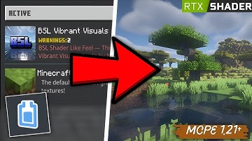 Best RTX SHADERS For Minecraft PE 1.21+ 🔥| BSL Shader For MCPE 1.21+ 😍 (100% Working)