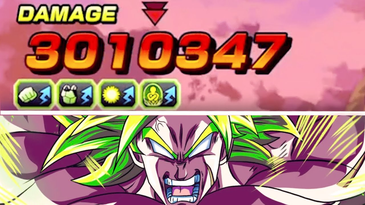 Вторая битва с гибридным сайяном против Броли 💀💀💀 (DBZ: Dokkan Battle)