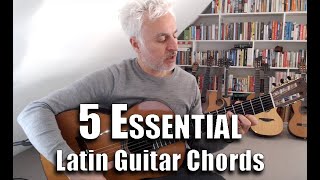 5 Essential Latin Jazz Guitar Chords (Tutorial)