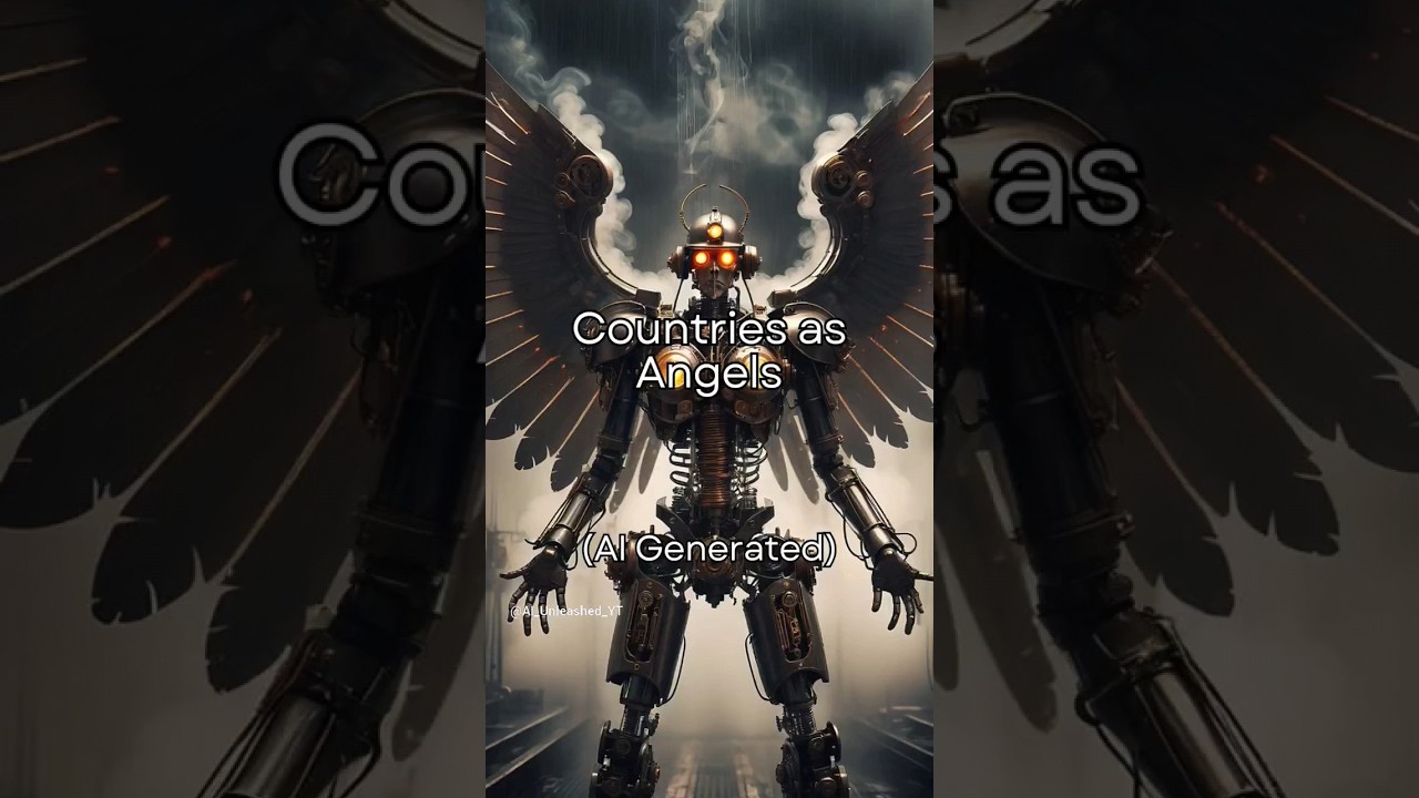 Ai Draws Countries as Angels! 