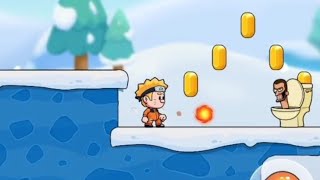 Pop's word - game petualangan | level 7 - 10 | Naruto vs Skibidi toilet screenshot 1