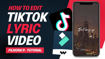 TIKTOK LYRIC VIDEO TUTORIAL | Filmora 11