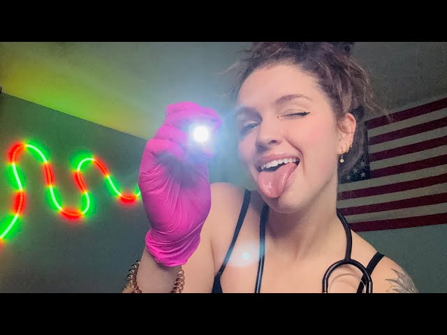 ASMR - MOUTH/TONGUE EXAM 