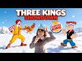 Three Kings Showdown - Burger King vs Popeye vs MCD Who will win?  Part 1 of 2