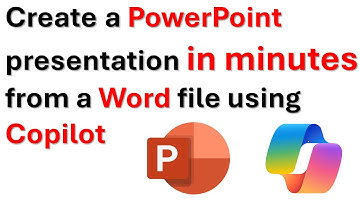 From Word to PowerPoint in a couple of minutes. Using Microsoft 365 Copilot