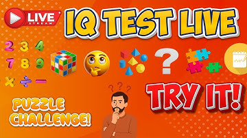 LIVE NOW 🔴 Test Your Brain with This Mind-Blowing Puzzle Challenge #PuzzleChallenge #iqtest