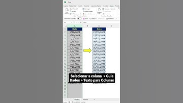 Transformar Datas do Padrão Americano | #shorts