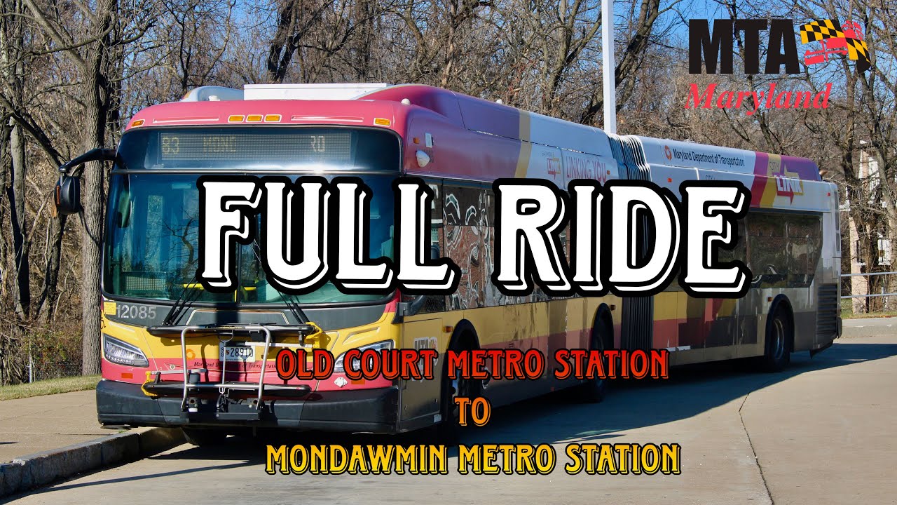 MTA Maryland 2013 New Flyer XDE60 