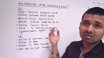 4G phisical channels and their function , niladri nihar nanda