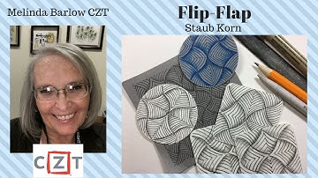 Tangle  Art Lesson Flip-Flap Tangle Pattern #333